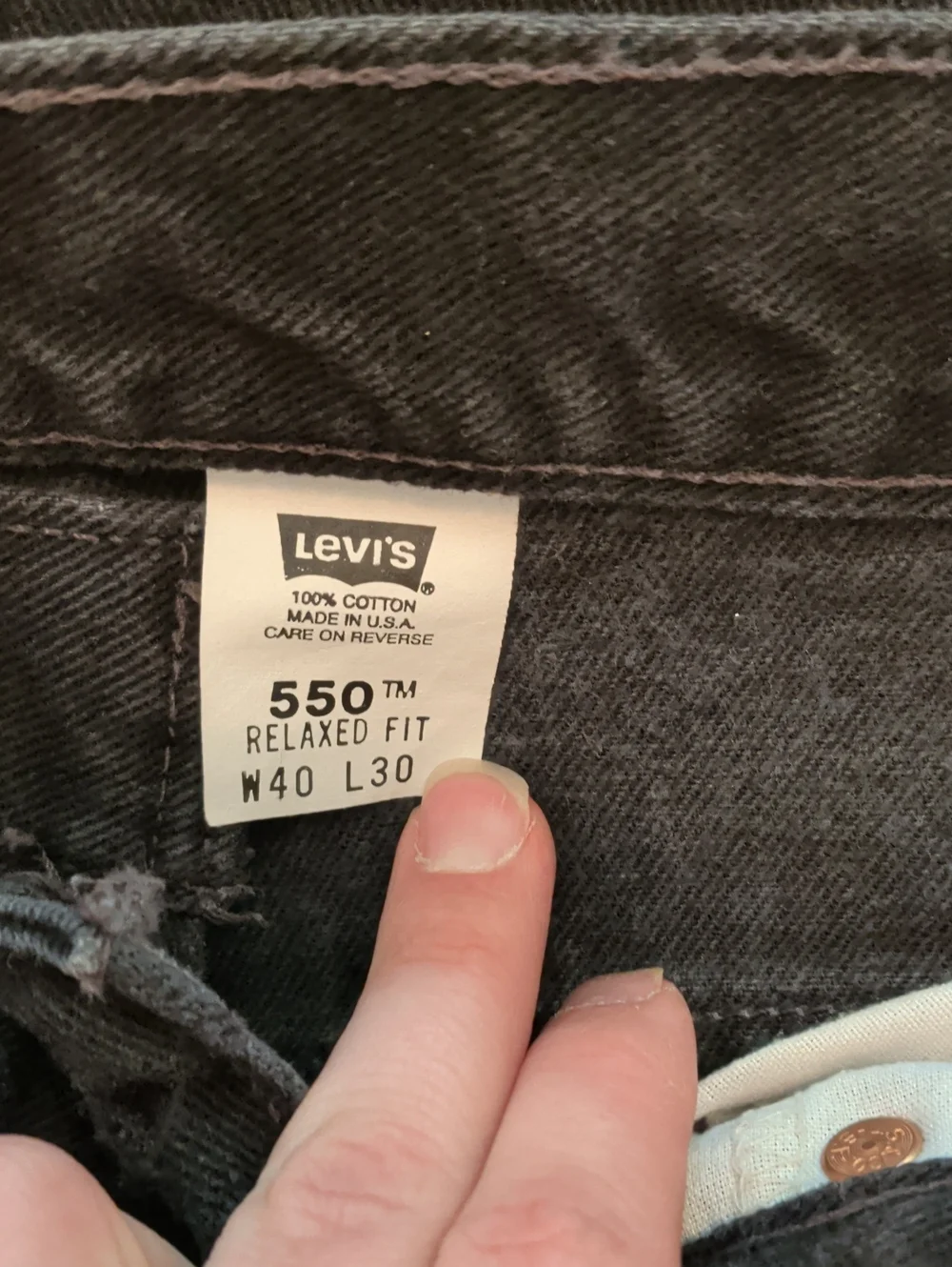 Levi's Men's Straight Jeans in Black Denim